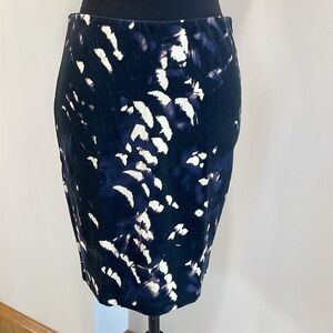 Tart black purple and ivory tie dye pencil skirt size S
